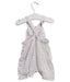 A White Sleeveless Rompers from Bout'Chou in size 0-3M for girl. (Back View)
