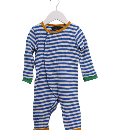 A Blue Long Sleeve Jumpsuits from Akala Ono in size 3-6M for boy. (Front View)