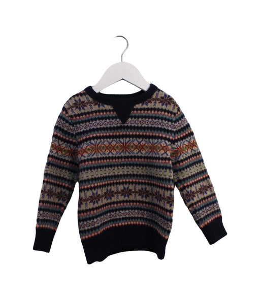 A Multicolour Knit Sweaters from Polo Ralph Lauren in size 5T for boy. (Front View)