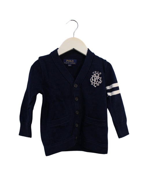 A Navy Cardigans from Polo Ralph Lauren in size 2T for boy. (Front View)