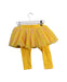 A Yellow Tulle Skirts from Seed in size 12-18M for girl. (Back View)
