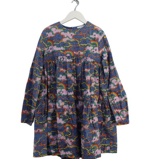 A Blue Long Sleeve Dresses from Stella McCartney in size 12Y for girl. (Front View)