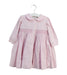 A Pink Long Sleeve Dresses from Sarah Louise in size 12-18M for girl. (Front View)