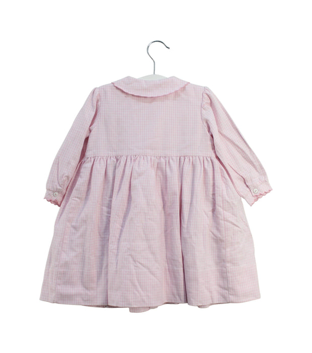 A Pink Long Sleeve Dresses from Sarah Louise in size 12-18M for girl. (Back View)
