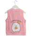 A Pink Outerwear Vests from Mides in size 2T for girl. (Back View)