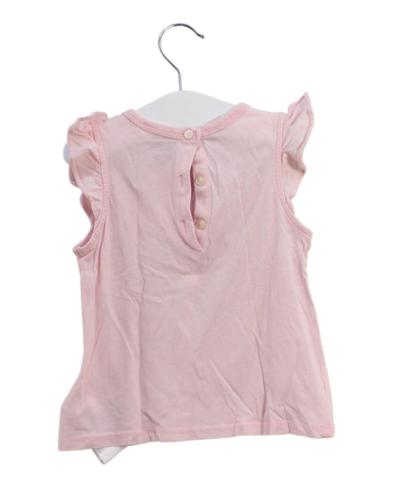 A Pink Sleeveless Tops from Ralph Lauren in size 6-12M for girl. (Back View)