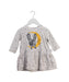 A Grey Long Sleeve Dresses from The Bonnie Mob in size 12-18M for girl. (Front View)