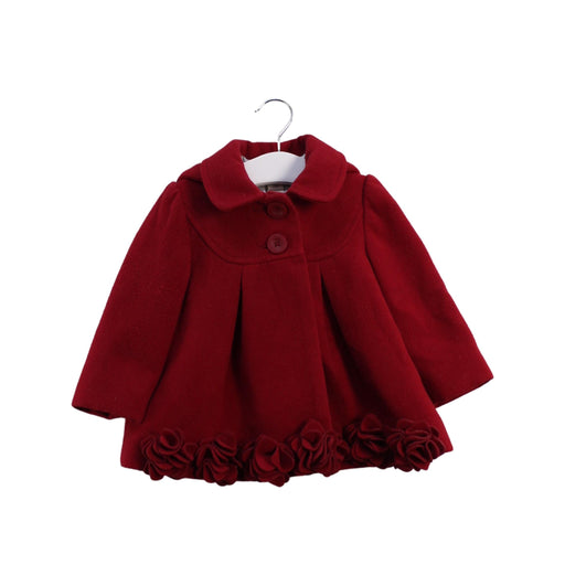 A Red Coats from Monsoon in size 6-12M for girl. (Front View)