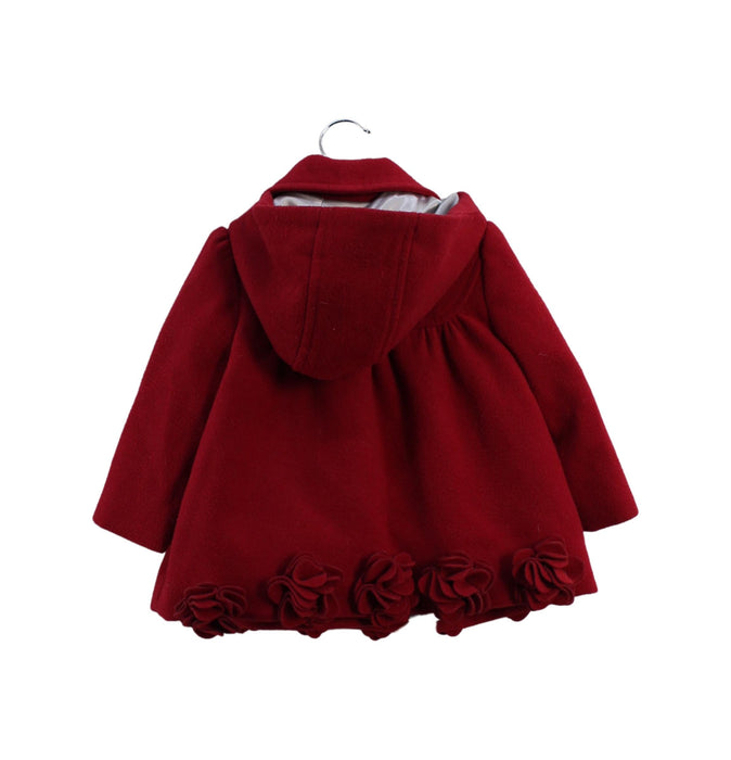 A Red Coats from Monsoon in size 6-12M for girl. (Back View)