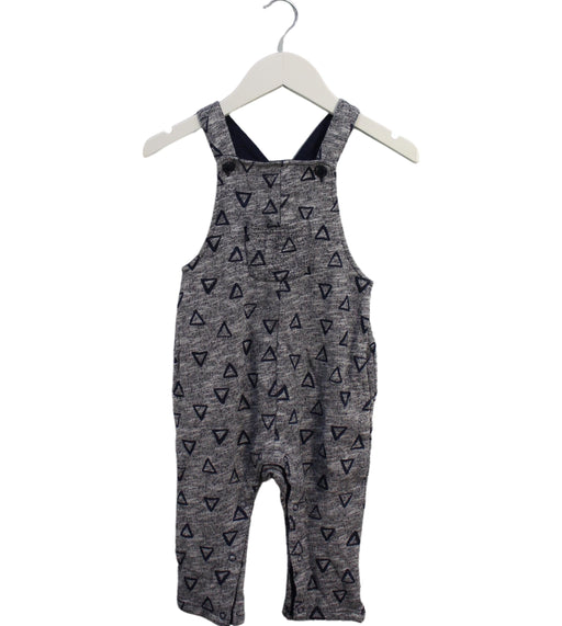 A Grey Long Overalls from Seed in size 18-24M for boy. (Front View)