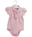 A Pink Short Sleeve Bodysuits from Ralph Lauren in size 12-18M for girl. (Front View)