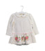 A White Long Sleeve Dresses from I Pinco Pallino in size 12-18M for girl. (Front View)