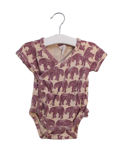 A Pink Short Sleeve Bodysuits from Kate Quinn in size 3-6M for girl. (Front View)