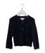 A Navy Cardigans from Burberry in size 3T for girl. (Front View)