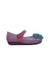 A Purple Flats from Mini Melissa in size 3T for girl. (Back View)
