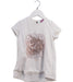 A White Short Sleeve T Shirts from Baker by Ted Baker in size 5T for girl. (Front View)