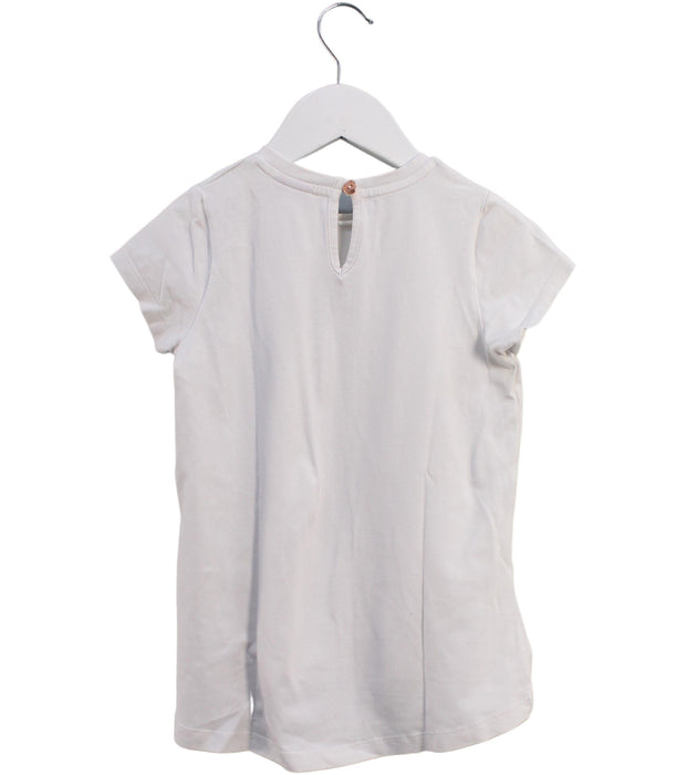 A White Short Sleeve T Shirts from Baker by Ted Baker in size 5T for girl. (Back View)