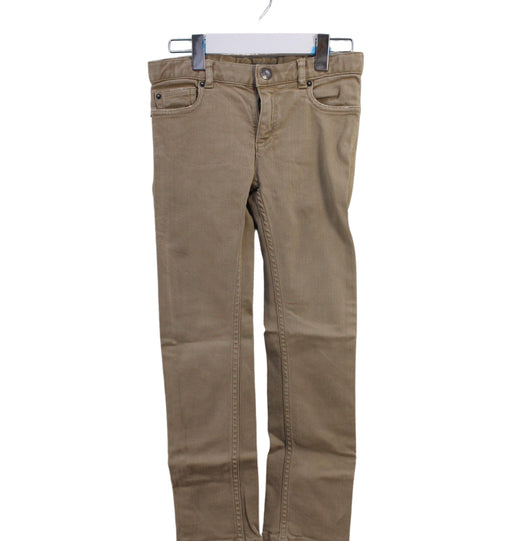 A Brown Casual Pants from Bonpoint in size 6T for boy. (Front View)