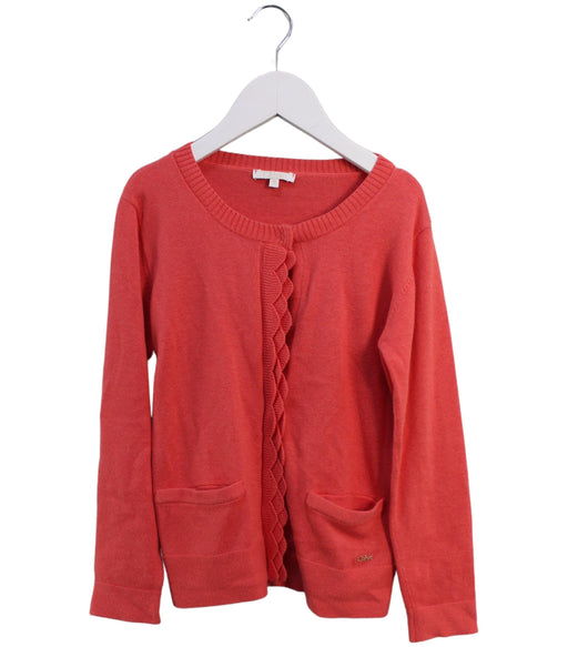 A Pink Cardigans from Chloe in size 8Y for girl. (Front View)