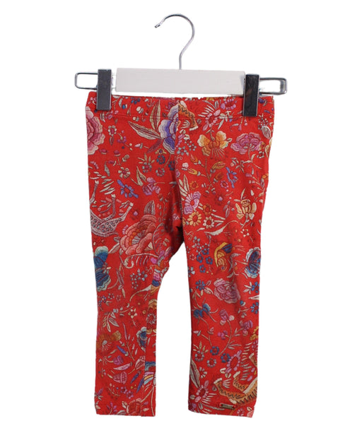 A Red Leggings from Roberto Cavalli in size 12-18M for girl. (Front View)