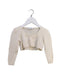 A Ivory Cardigans from Gusella in size 3T for girl. (Front View)