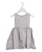 A Grey Sleeveless Dresses from Daughter in size 2T for girl. (Front View)