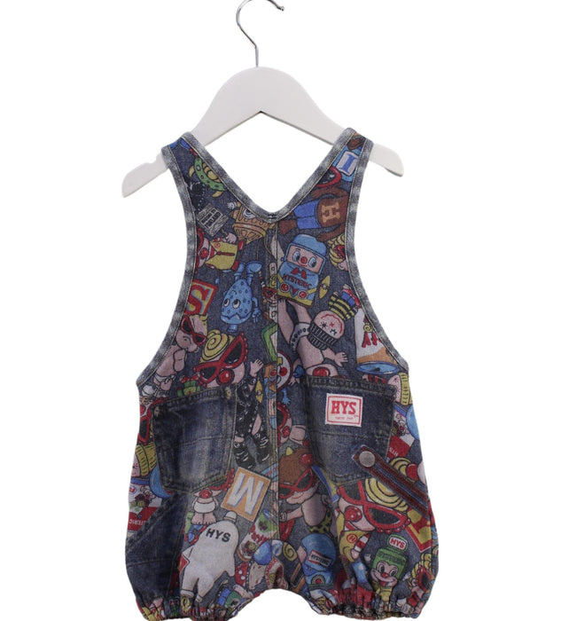 A Multicolour Overall Shorts from Hysteric Mini in size 6-12M for boy. (Back View)