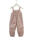 A Pink Long Overalls from Velveteen in size 12-18M for girl. (Front View)