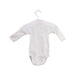 A White Long Sleeve Bodysuits from Bonpoint in size 0-3M for neutral. (Back View)
