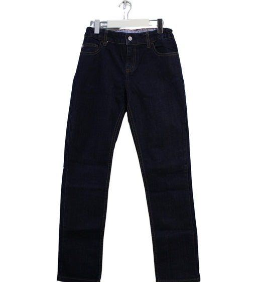 A Navy Jeans from Petit Bateau in size 10Y for boy. (Front View)