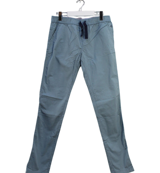 A Teal Casual Pants from Petit Bateau in size 10Y for boy. (Front View)