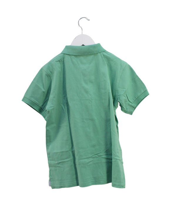 A Green Short Sleeve Polos from Thomas Brown in size 10Y for boy. (Back View)