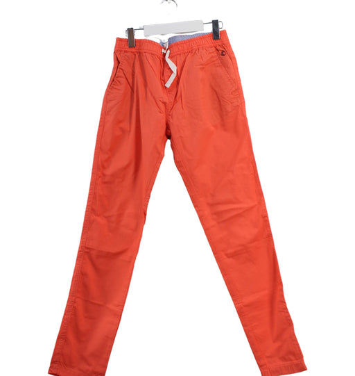A Orange Casual Pants from Petit Bateau in size 10Y for boy. (Front View)
