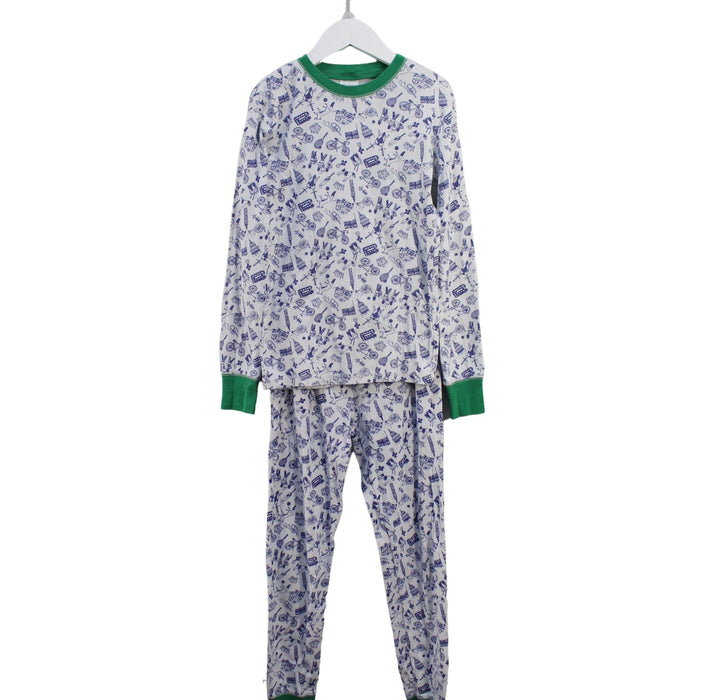 A White Pyjama Sets from Boden in size 11Y for boy. (Front View)