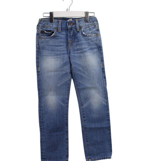 A Blue Jeans from True Religion in size 6T for girl. (Front View)