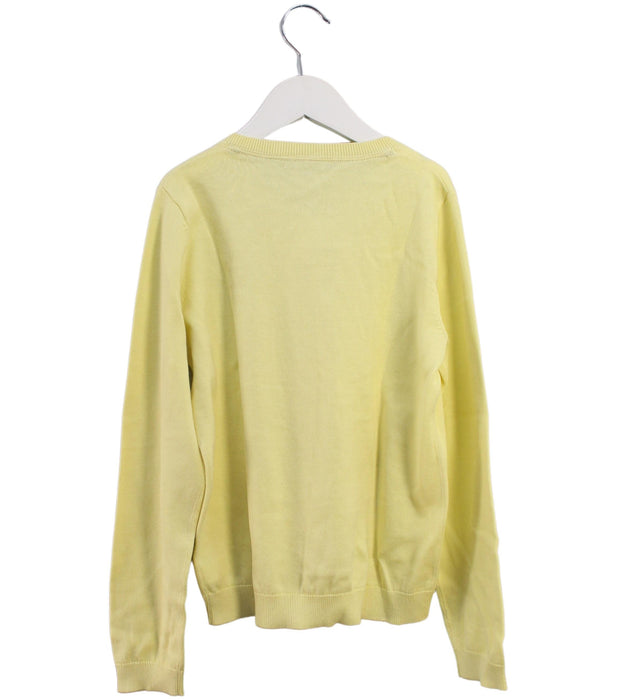 A Yellow Knit Sweaters from Bonpoint in size 10Y for girl. (Back View)