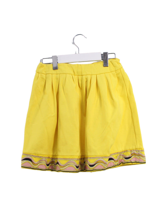 A Yellow Short Skirts from Emilio Pucci in size 8Y for girl. (Back View)