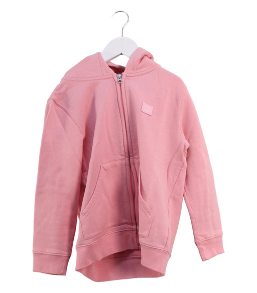 A Pink Lightweight Jackets from Acne Studios in size 8Y for girl. (Front View)