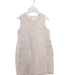 A Peach Sleeveless Dresses from I Pinco Pallino in size 5T for girl. (Front View)