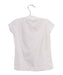 A White Short Sleeve T Shirts from Monnalisa in size 4T for girl. (Back View)