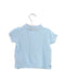 A Blue Short Sleeve Polos from Purebaby in size 6-12M for boy. (Back View)