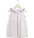 A White Sleeveless Dresses from Laranjinha in size 4T for girl. (Front View)
