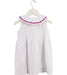 A White Sleeveless Dresses from Laranjinha in size 4T for girl. (Back View)