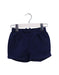 A Navy Shorts from Cyrillus in size 6-12M for boy. (Front View)