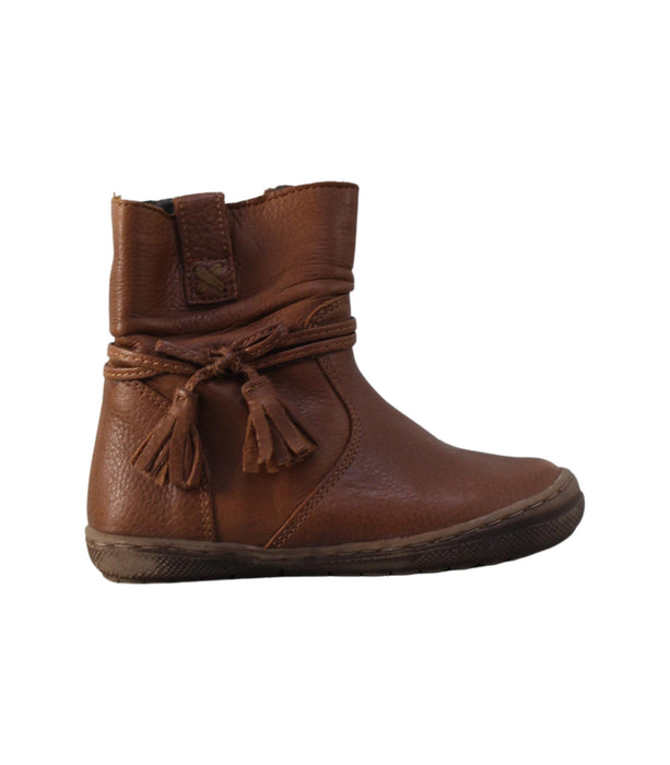 A Brown Casual Boots from Kipling in size 3T for girl. (Back View)