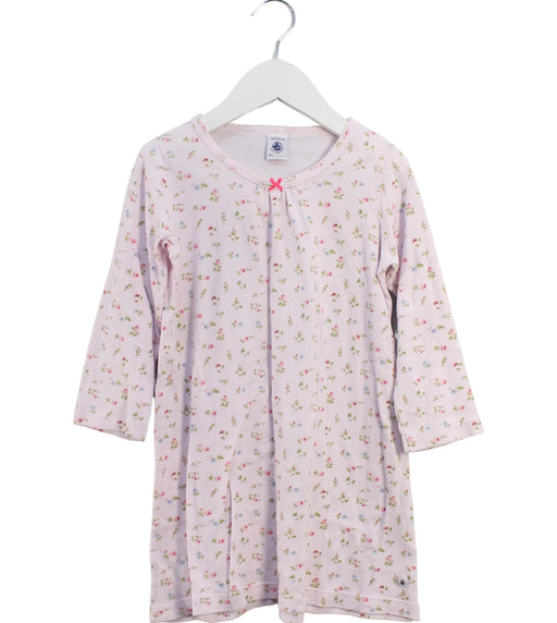A Pink Nightgowns from Petit Bateau in size 4T for girl. (Front View)