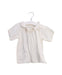A White Short Sleeve Tops from Petit Bateau in size 18-24M for girl. (Front View)