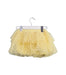 A Yellow Short Skirts from Seed in size 2T for girl. (Back View)