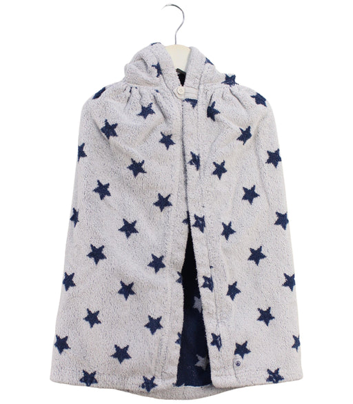A White Bathrobes from Petit Bateau in size O/S for boy. (Front View)