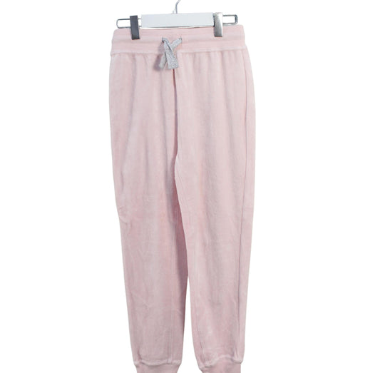 A Pink Sweatpants from Crewcuts in size 8Y for girl. (Front View)